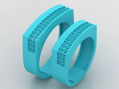 An engagement ring 3dmodel 3dprint Free 3D print model