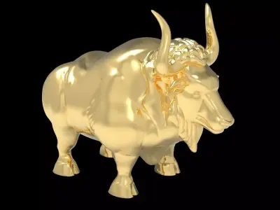 Buffalo 3D Printable Model  3D print model