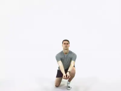 Romance 03G Volleyball Digging Sports Man Low-poly 3D model