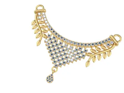 Gold Mangalsutra 3D print model