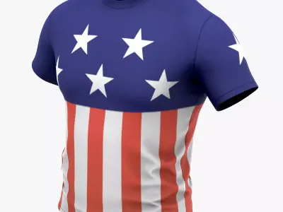 T-Shirt 03 Low-poly 3D model