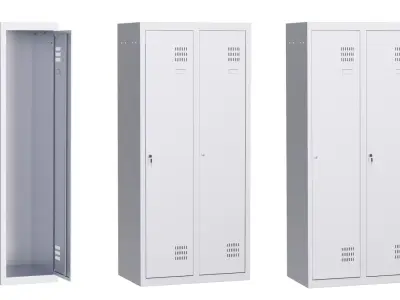 Locker for Dressing Room BLENDER 3D Model Cycles 3D model