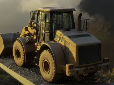 Imposing Loader 3D asset 3D model