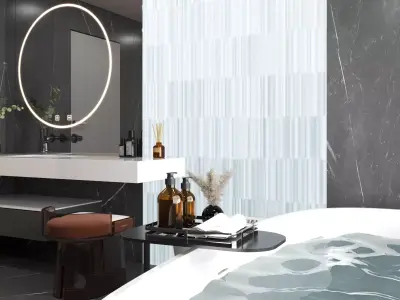 Bathroom 014 Low-poly 3D model