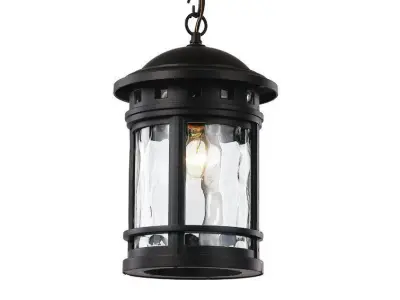 Ashberry Black Outdoor Hanging Lantern Free 3D model