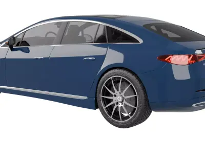 Mercedes Benz EQS 2021 3D model