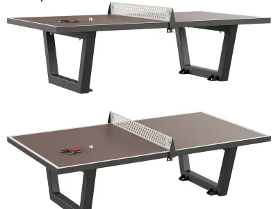 Table Tennis Ping Pong 3D model purchase