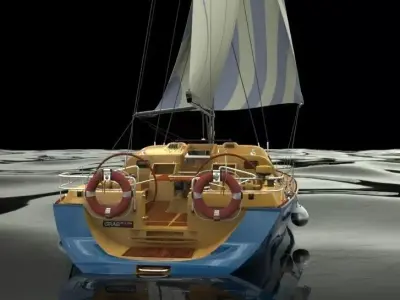 Sailboat III Free 3D model