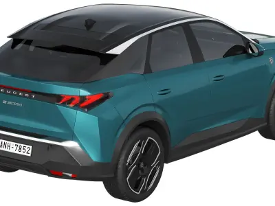 Peugeot e-3008 2024 3D model