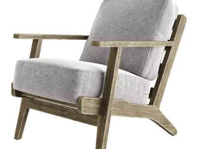 Mercer Accent Chair 3D model