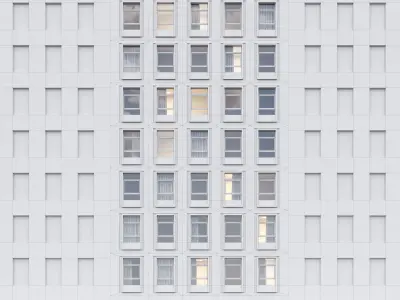 Modern building fasade 2 3D model