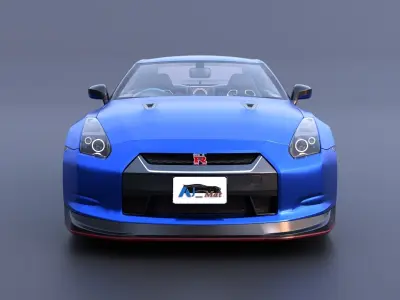 Nissan GT-R R35-Std-SCS01 3D model