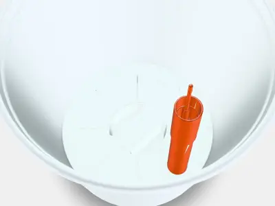 IKEA PS FEJO self-watering pot Low-poly 3D model