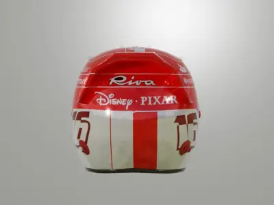 Helmet coca cola bottle Low-poly 3D model