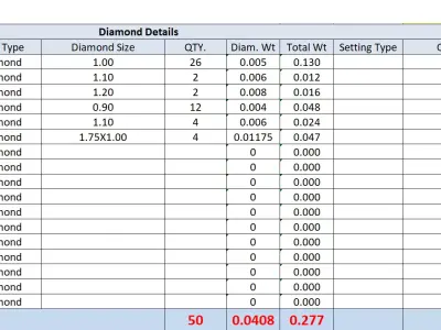  Diamond Drops  3D print model
