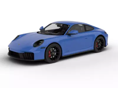 Porsche 911 Carrera GTS 2025 3d model 3D model