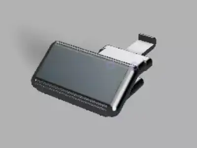 Mercedes-Benz R129 SL Center console box armrest push button 3D print model