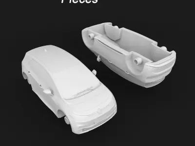 Volkswagen ID3 Ready to Print STL Files 3D print model