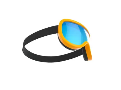 Ski Goggles 3D model