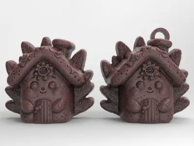 christmas homecookie decor  3D print model