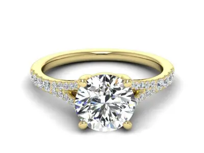 10 ENGAGEMENT RINGS COLLECTION EMAX LEA 3D Model Pack