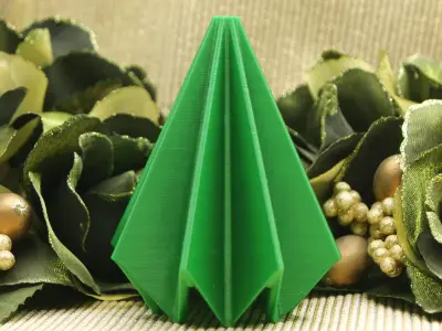 Origami Inspired Tree Ornament 2 3D print model