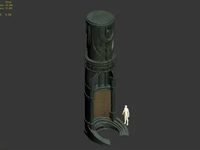 Game Underground Palace - The underground palace 01 3D model