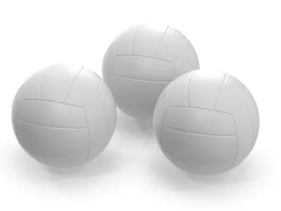 Volleyball Low-poly 3D model
