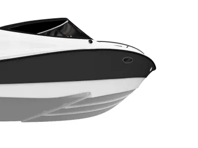 speedboat Modern yacht 3D model