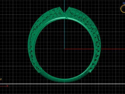 Two Head Women Ring 3DM Womens Ring 3d models 3D print model 3D print model 7