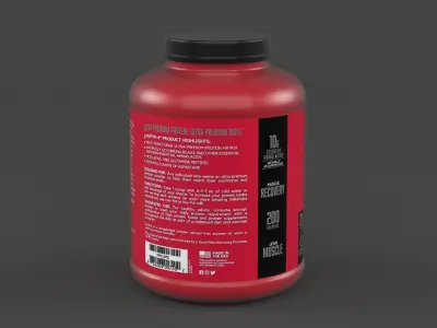 Protein Powder 3D model