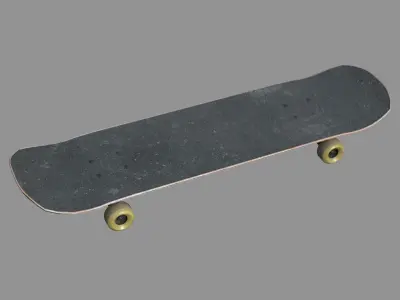 Skate table Low-poly 3D model