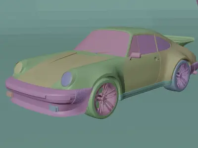 Porsche 911 turbo  3D model