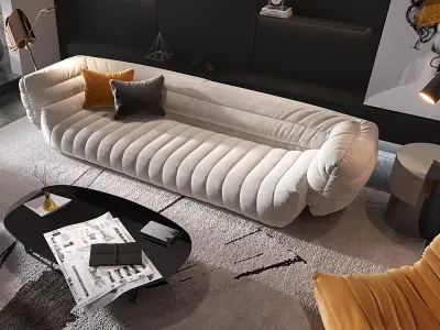 Modern room living 3D model