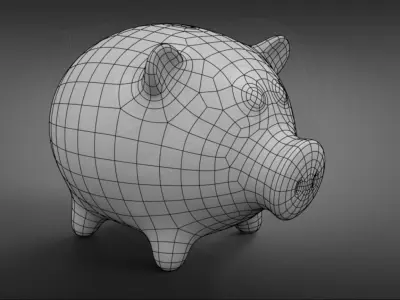 Piggy Bank 3D model