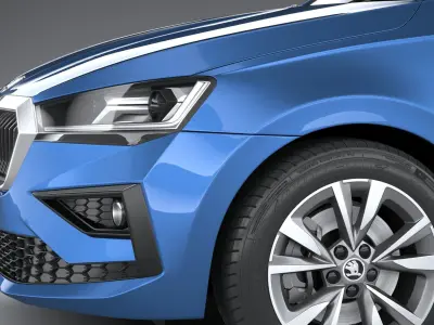 Skoda Slavia 2021 3D model