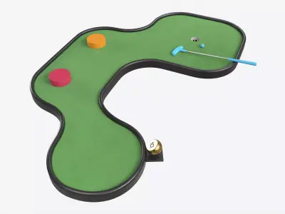 Miniature Golf Course 10 3D model