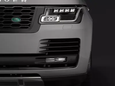 Range Rover Vogue LWB L405 2018 3D model