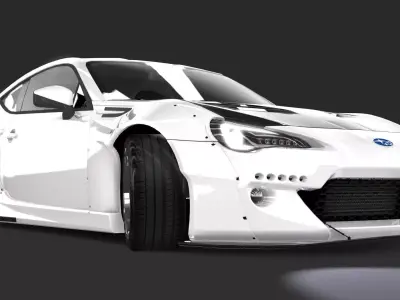 Subuwu BRZ Rocket Bunny 3D model
