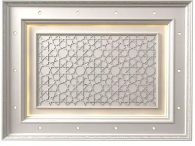 Ceiling  in oriental style Arabic Ceiling  3D model