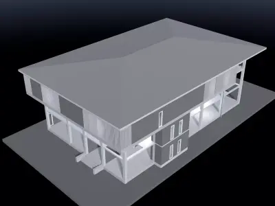 Home office in structure 25-52 3D model