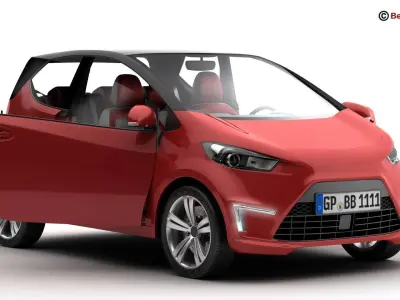 Generic City Car 3D model