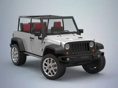 Off-road Jeep 3D model