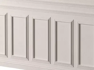 Classic 3D Wall Panel Elegant Design for Interior Decor 20 3D model