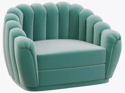 Brabbu Oreas Single Sofa 3D model