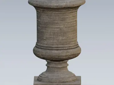 Garden urn planter34 3D model