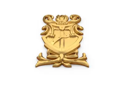 Classic decor ornament 320 3D model