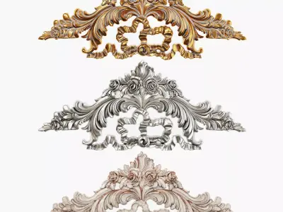 Classic carved 239 3D model