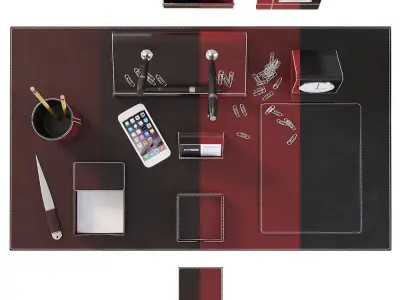 Desk Set for Executive Director 3D model