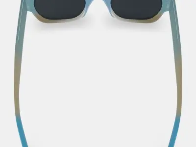 Rocco Sunglasses in Coastline Crystal Fade 3D model